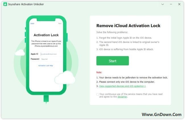 图片[1] - Joyoshare Activation Unlocker(iOS系统解锁工具) v2.0.0.16 便携版 - 青笺杂货铺 - 软件资源下载分享