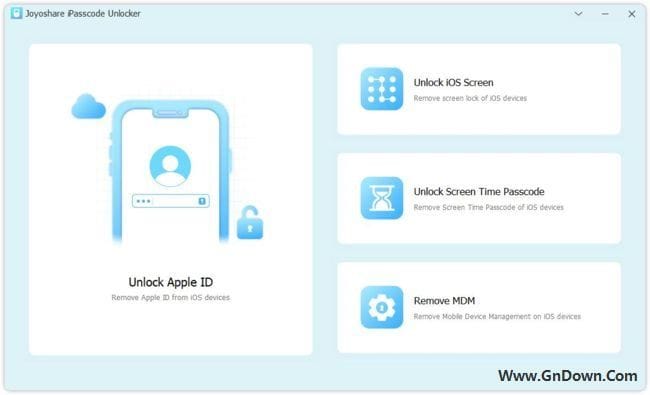 图片[1] - Joyoshare iPasscode Unlocker v4.3.0.33 便携版 - 青笺杂货铺 - 软件资源下载分享