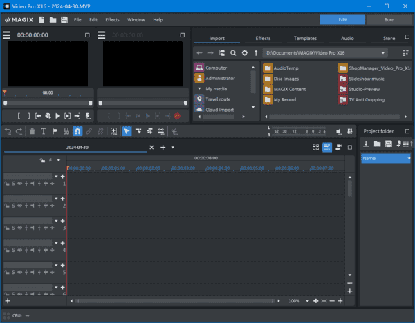 图片[1] - MAGIX Video Pro X16(专业视频编辑) v22.0.1.255 - 青笺杂货铺 - 软件资源下载分享