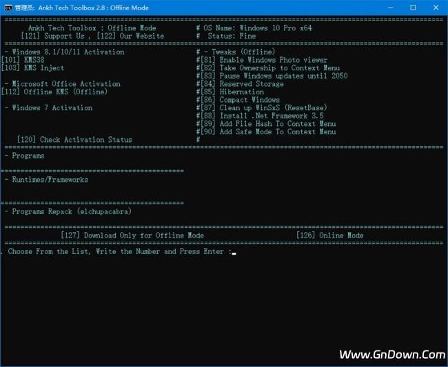 图片[1] - Ankh Tech Toolbox(激活Windows/Office工具) v2.8 绿色版 - 青笺杂货铺 - 软件资源下载分享