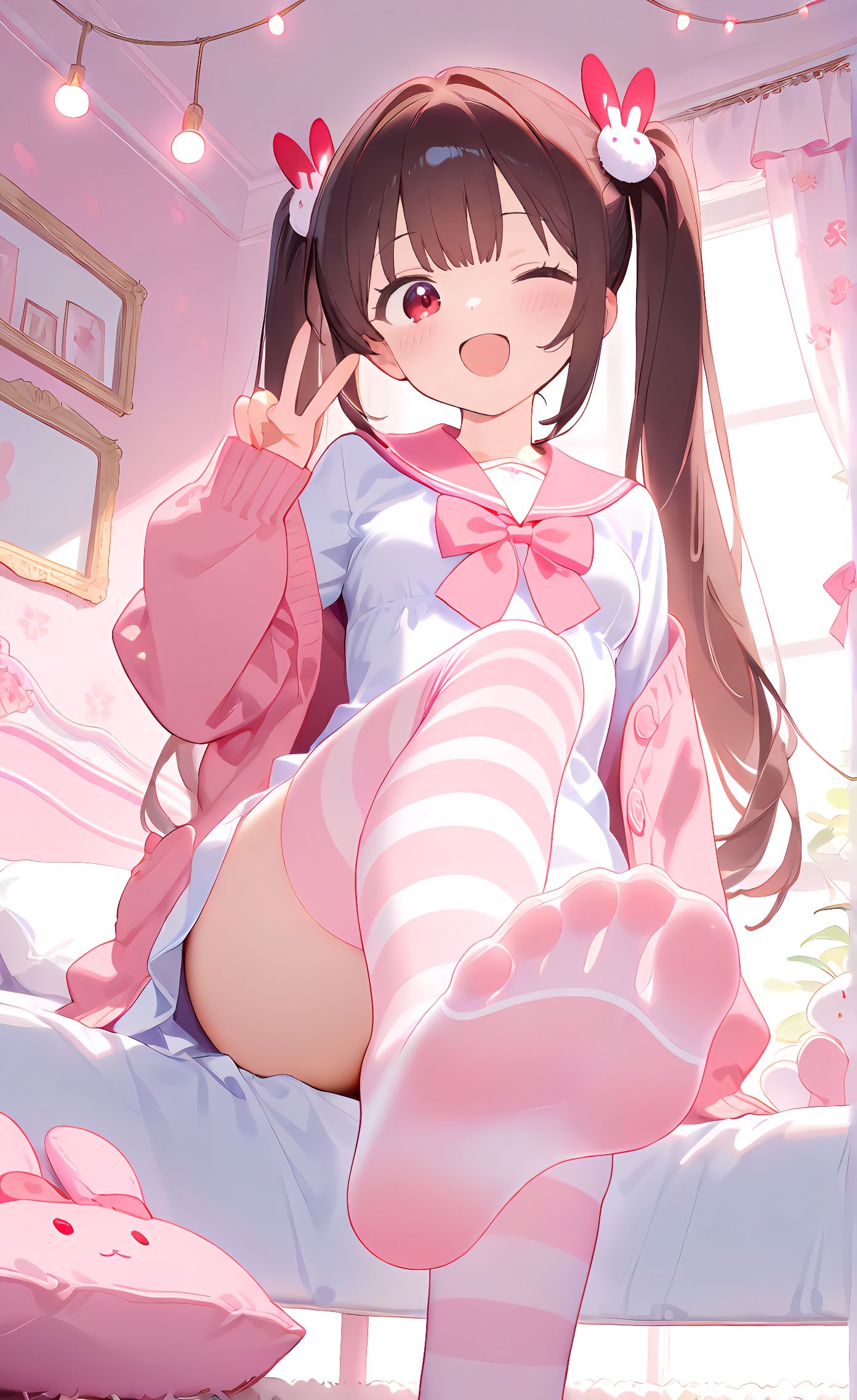 二次元 美图壁纸 萝莉少女 粉色系 - 幻域写真 - cosplay高清美图分享平台