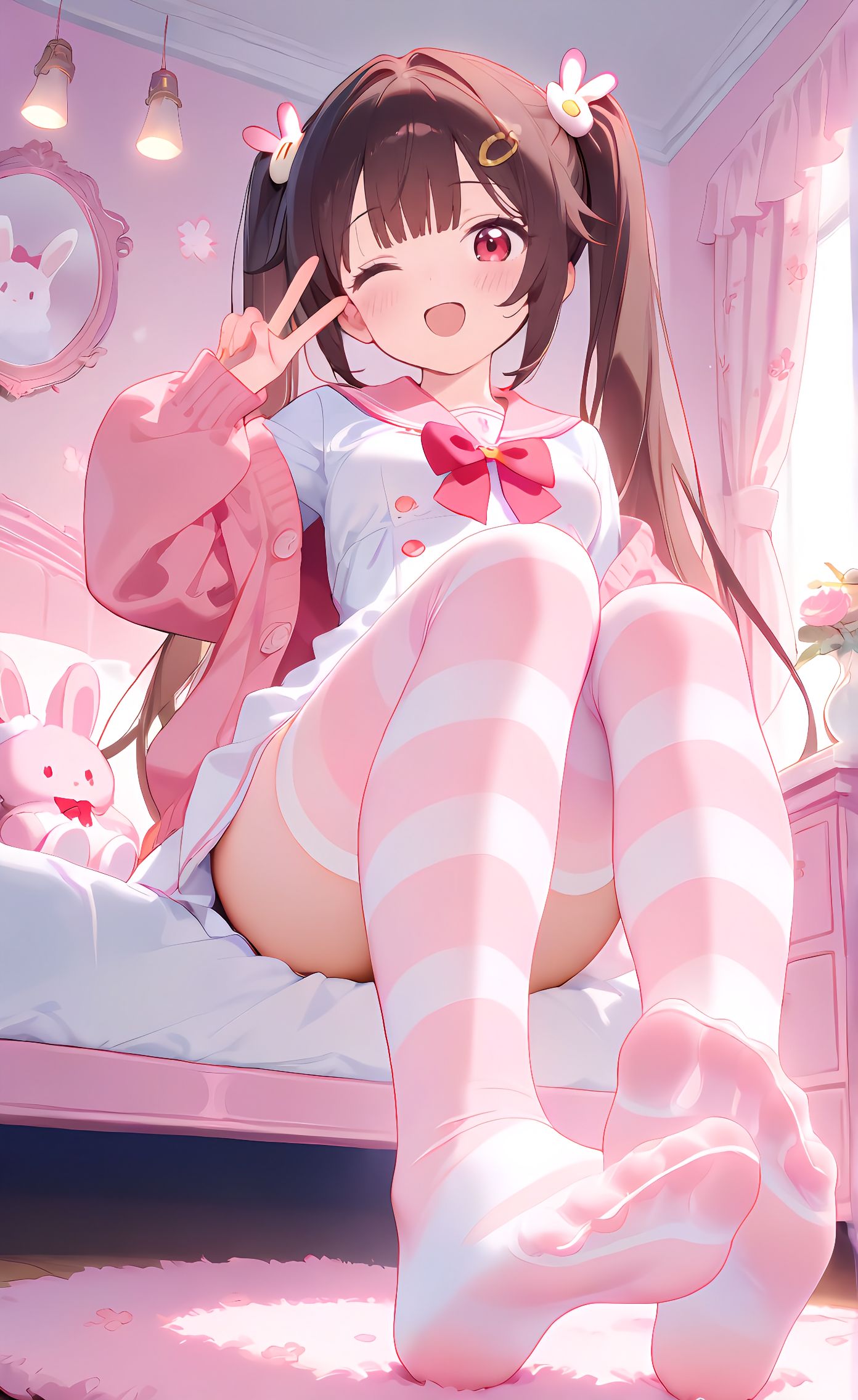 二次元 美图壁纸 萝莉少女 粉色系 - 幻域写真 - cosplay高清美图分享平台