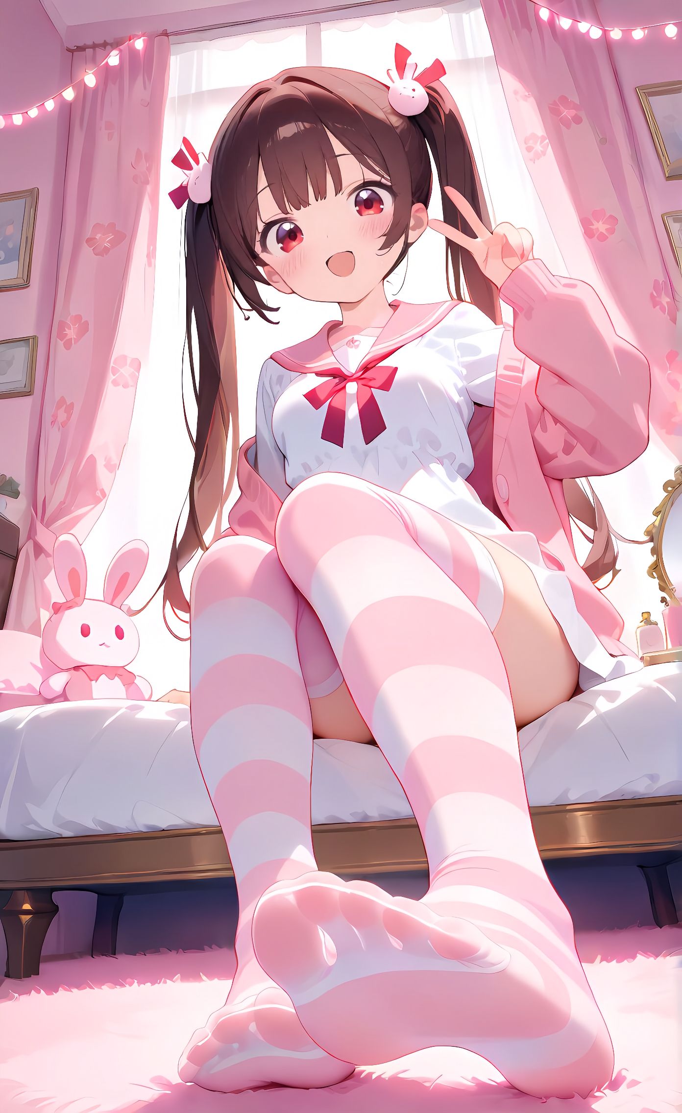 二次元 美图壁纸 萝莉少女 粉色系 - 幻域写真 - cosplay高清美图分享平台