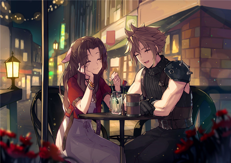 图片[8] - 艾瑞丝(最终幻想7)壁纸图包原画插画素材P站同人图合集 - 幻域写真 - cosplay高清美图分享平台