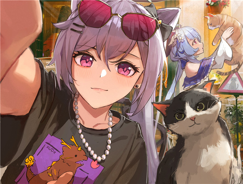 原神刻晴官方立绘pixiv图集插画4K8K壁纸海报图片CG素材美术资料(二期更新)[5857P-19.1G]