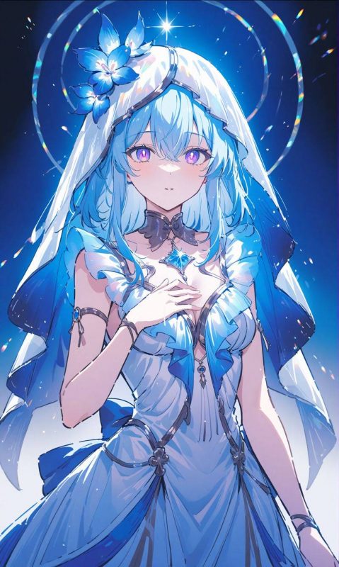 鸣潮(Wuthering Waves)的人气角色守岸人(The Shorekeeper)的高清角色图包 - 幻域写真 - cosplay高清美图分享平台