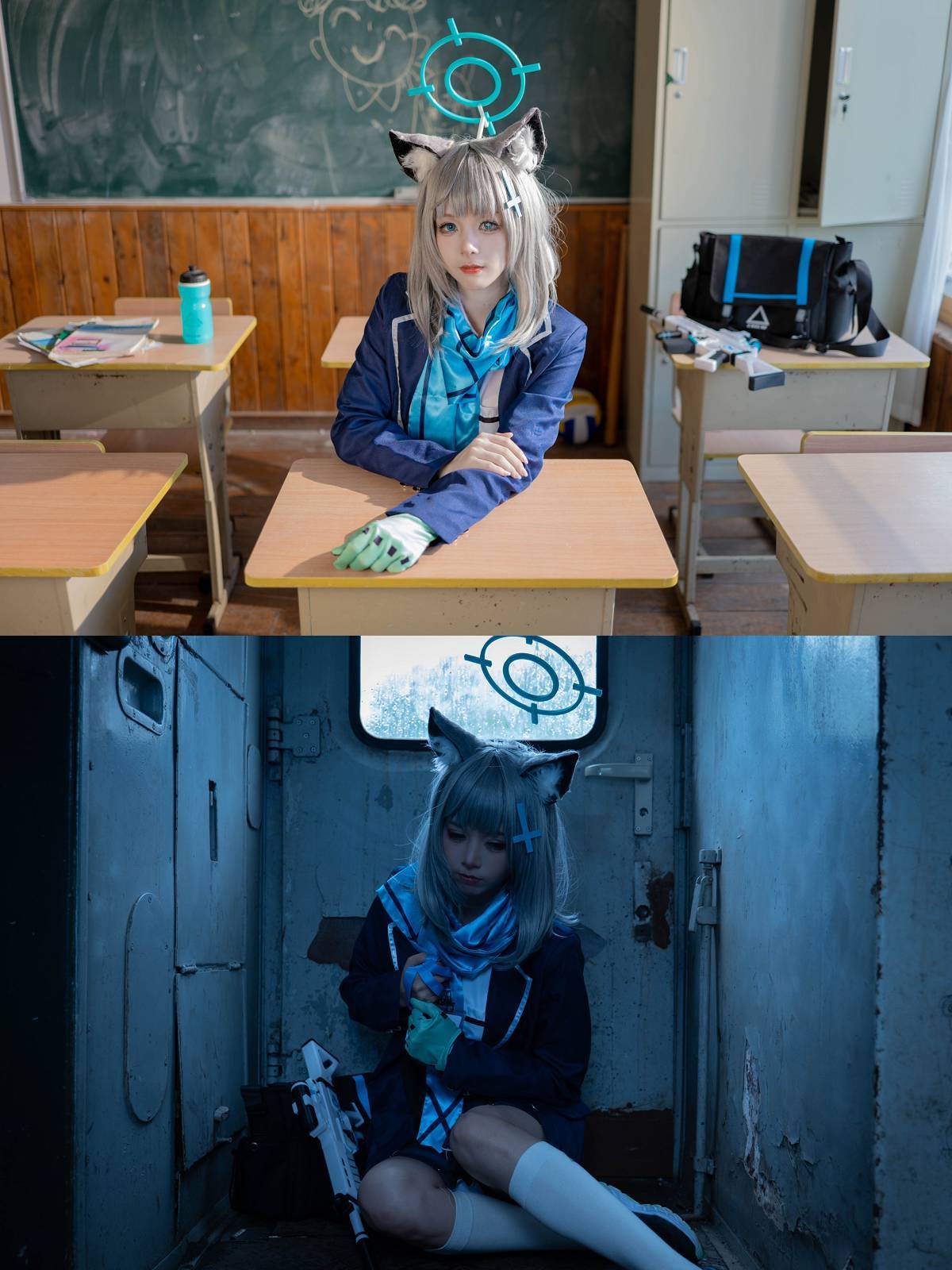 「碧蓝档案」砂狼白子 cosplay - 幻域写真 - cosplay高清美图分享平台