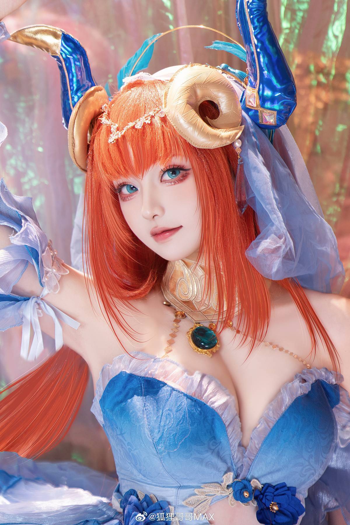 「原神」妮露 cosplay 精致妆造惊艳还原！ - 幻域写真 - cosplay高清美图分享平台
