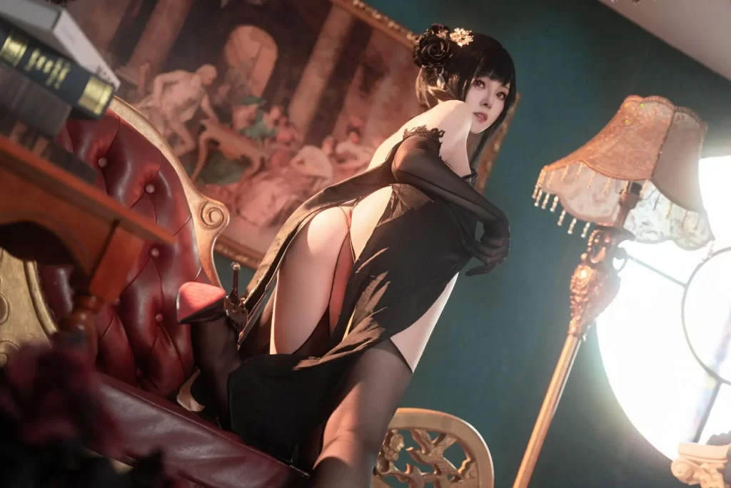 图片[13] - Natsuko夏夏子 – 碧蓝航线 镇海旗袍 - 幻域写真 - cosplay高清美图分享平台