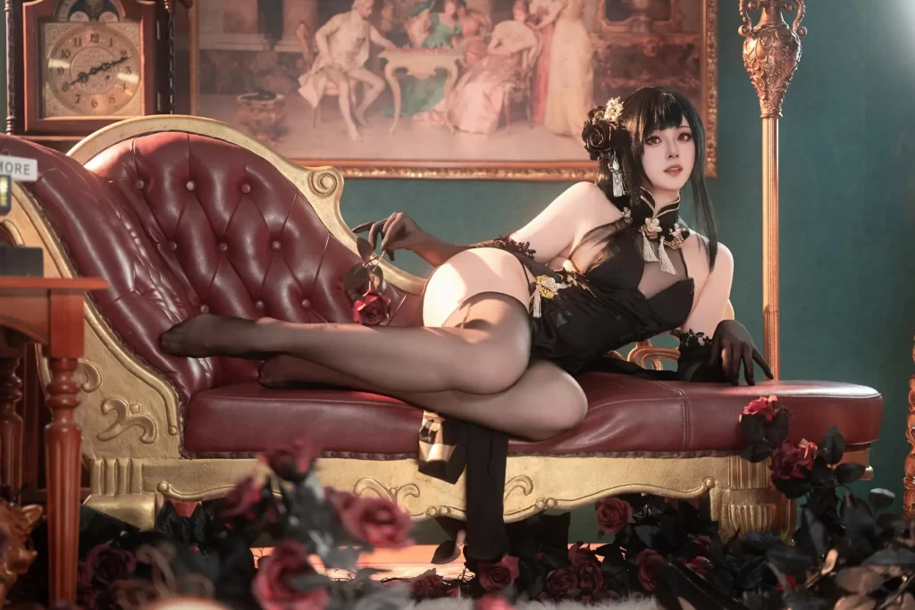 图片[10] - Natsuko夏夏子 – 碧蓝航线 镇海旗袍 - 幻域写真 - cosplay高清美图分享平台