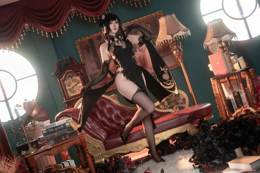 图片[17] - Natsuko夏夏子 – 碧蓝航线 镇海旗袍 - 幻域写真 - cosplay高清美图分享平台