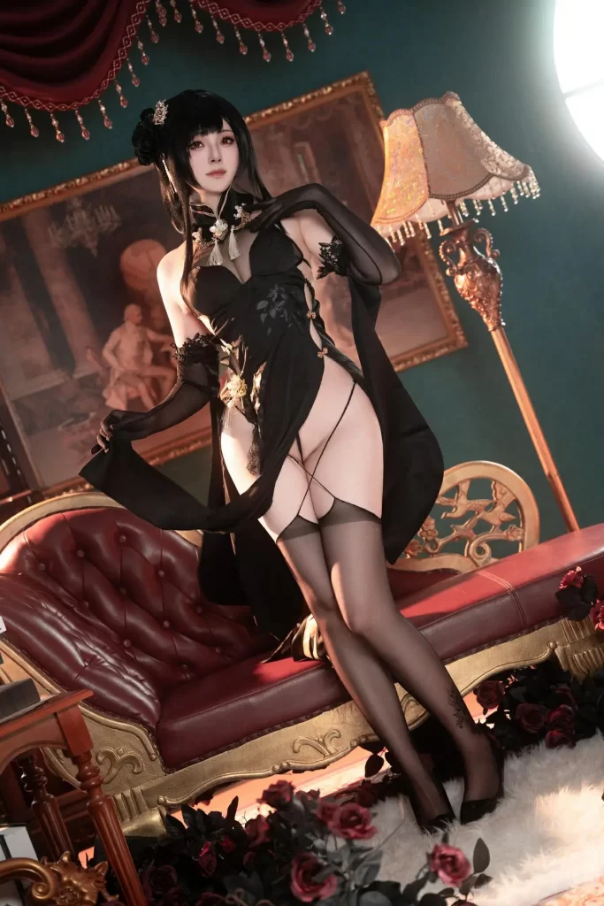 图片[2] - Natsuko夏夏子 – 碧蓝航线 镇海旗袍 - 幻域写真 - cosplay高清美图分享平台