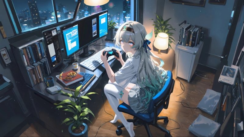 女孩 书房 电脑 休闲 4K动漫壁纸 3840X2160 / 2.68 MB - 青笺杂货铺 - 网创项目_软件_壁纸下载资源平台