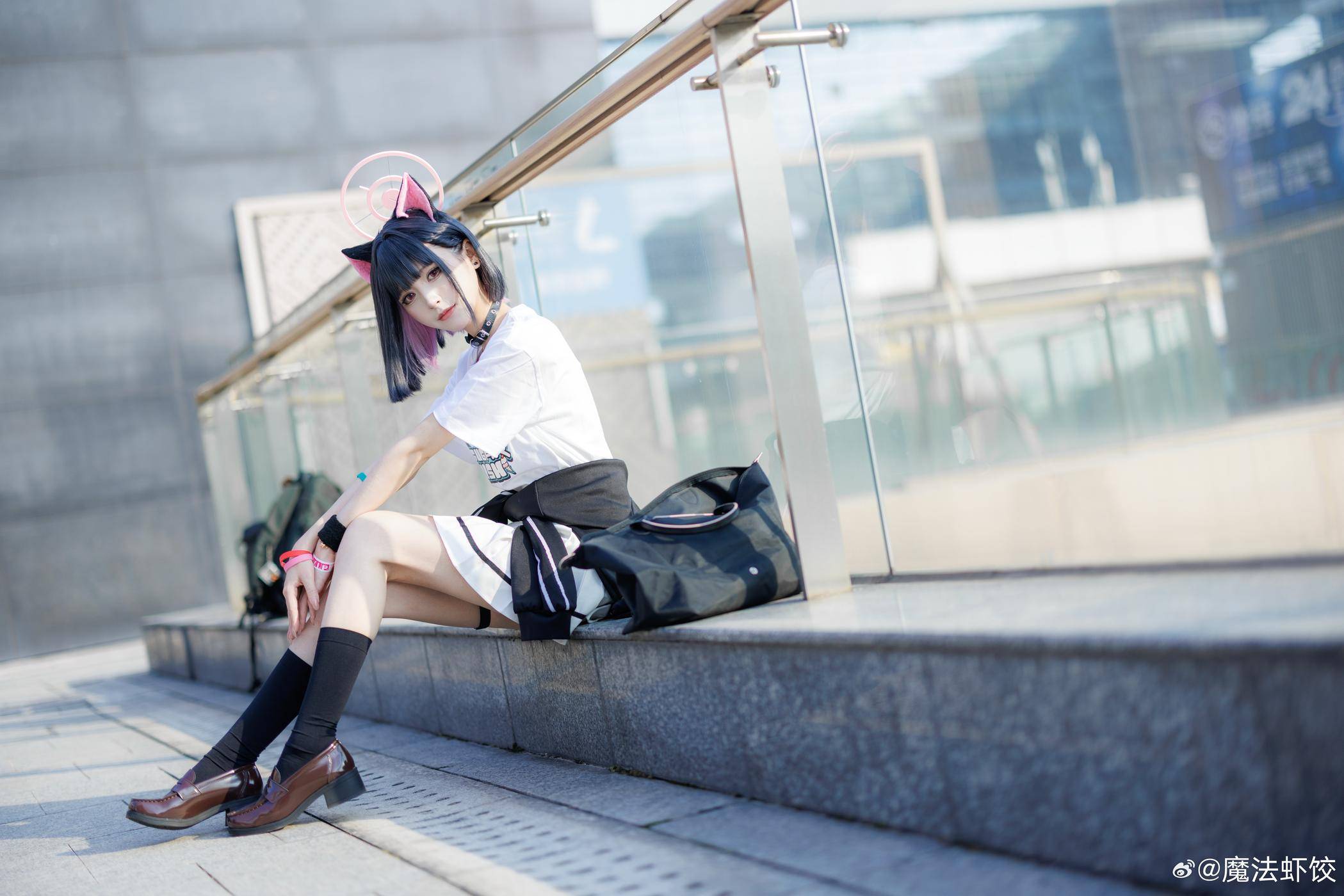 魔法虾饺扮演杏山和纱，COS还原度真不错！ - 幻域写真 - cosplay高清美图分享平台