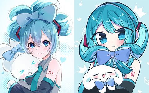 [VOCALOID]玉桂葱(玉桂狗 x 初音未来) 图片CG包[868P]