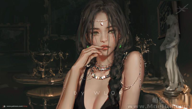图片[13] - [画师推荐][wlop(wlopwangling)]Pixiv+推特图片包[585P] - 幻域写真 - cosplay高清美图分享平台