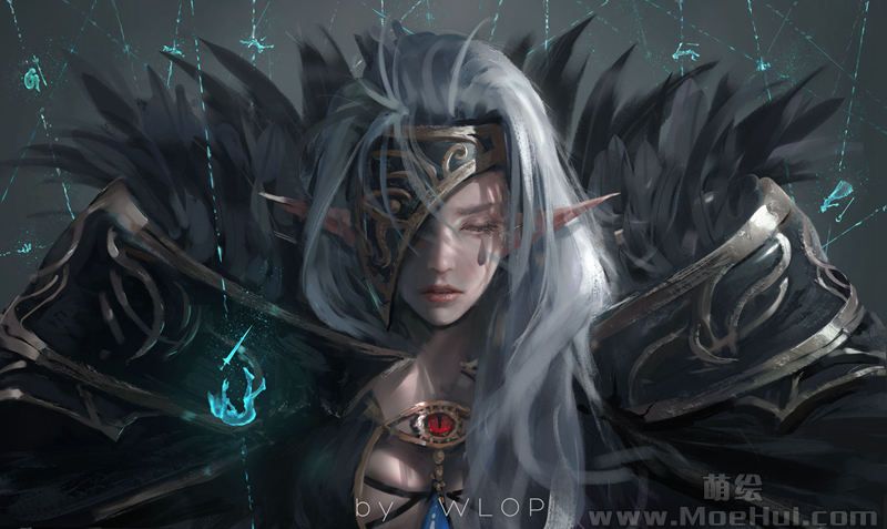 图片[10] - [画师推荐][wlop(wlopwangling)]Pixiv+推特图片包[585P] - 幻域写真 - cosplay高清美图分享平台