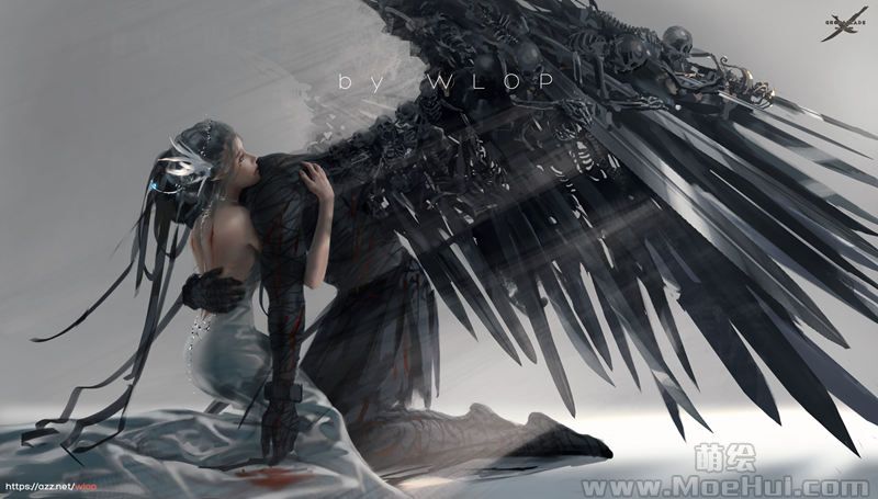 图片[16] - [画师推荐][wlop(wlopwangling)]Pixiv+推特图片包[585P] - 幻域写真 - cosplay高清美图分享平台