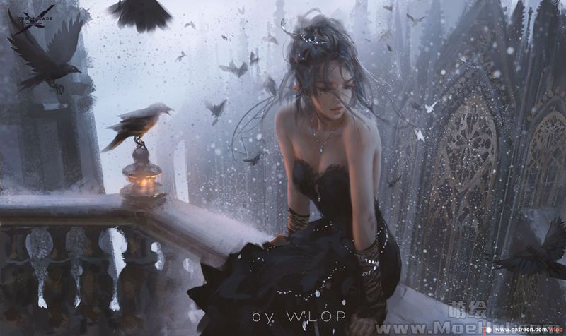 图片[12] - [画师推荐][wlop(wlopwangling)]Pixiv+推特图片包[585P] - 幻域写真 - cosplay高清美图分享平台