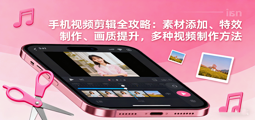 手机视频剪辑全攻略：素材添加、特效制作、画质提升，多种视频制作方法 - 青笺杂货铺