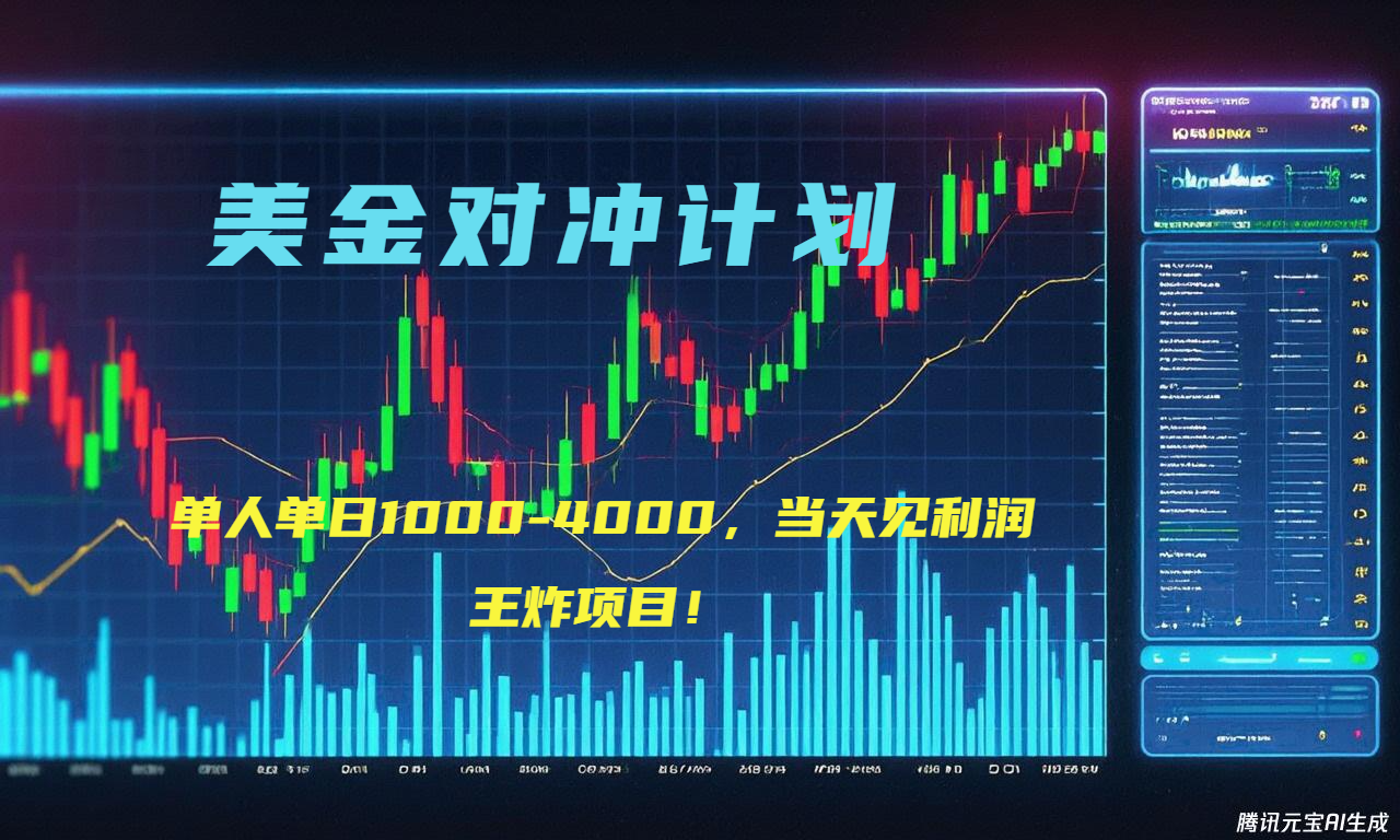 2025年最暴力项目“美金先登计划”最新最强对冲战法，每日实际收益1K-4K - 青笺杂货铺