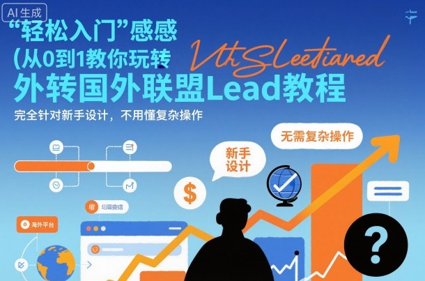 国外联盟賺美刀项目，从0到1教你玩转国外联盟Lead教程，纯新手可操作性100% - 青笺杂货铺