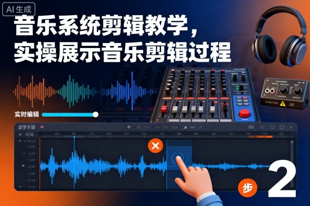 音乐系统剪辑教学，实操展示音乐剪辑过程 - 青笺杂货铺