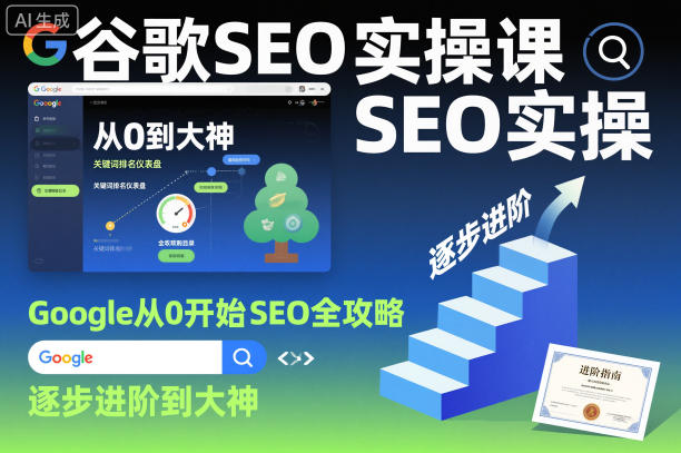 谷歌SEO实操课,Google从0开始SEO全攻略,逐步进阶到大神 - 青笺杂货铺 - 网创项目_软件_壁纸下载资源平台