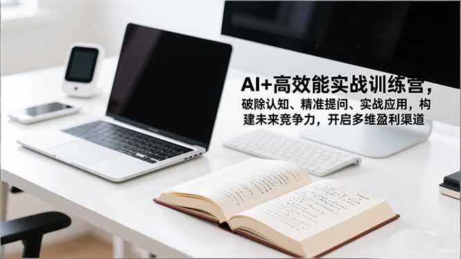 AI+高效能实战训练营，破除认知、精准提问、实战应用，构建未来竞争力，开启多维盈利渠道 - 青笺杂货铺 - 网创项目_软件_壁纸下载资源平台