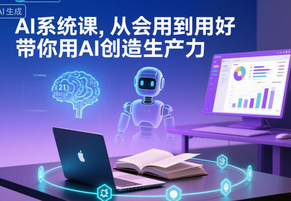 AI系统课，从会用到用好，带你用AI创造生产力 - 青笺杂货铺 - 网创项目_软件_壁纸下载资源平台