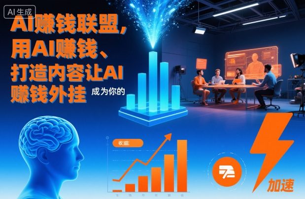 AI賺钱联盟，用AI賺钱、打造内容让AI成为你的賺钱外挂 - 青笺杂货铺 - 网创项目_软件_壁纸下载资源平台