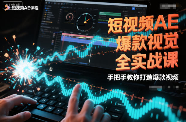 短视频AE爆款视觉全实战课，手把手教你打造爆款视频 - 青笺杂货铺 - 网创项目_软件_壁纸下载资源平台