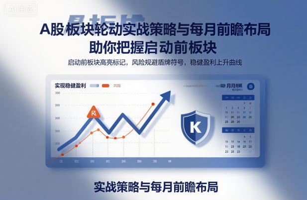 A股板块轮动实战策略与每月前瞻布局，助你把握启动前板块，规避风险，实现稳健盈利 - 青笺杂货铺 - 网创项目_软件_壁纸下载资源平台