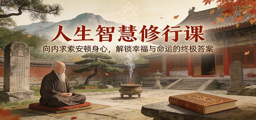 人生智慧修行课：向内求索安顿身心，解锁幸福与命运的终极答案 - 青笺杂货铺 - 网创项目_软件_壁纸下载资源平台