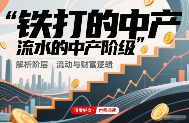 付费文章：铁打的中产，流水的中产阶级 - 青笺杂货铺 - 网创项目_软件_壁纸下载资源平台