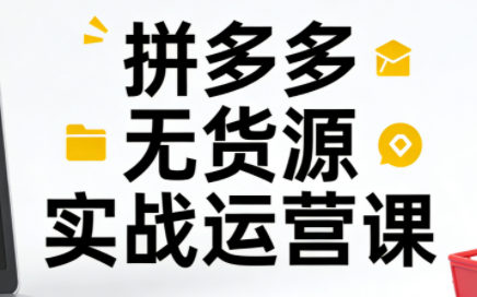 子枫老师·拼多多无货源实战运营课(更新12月) - 青笺杂货铺 - 网创项目_软件_壁纸下载资源平台