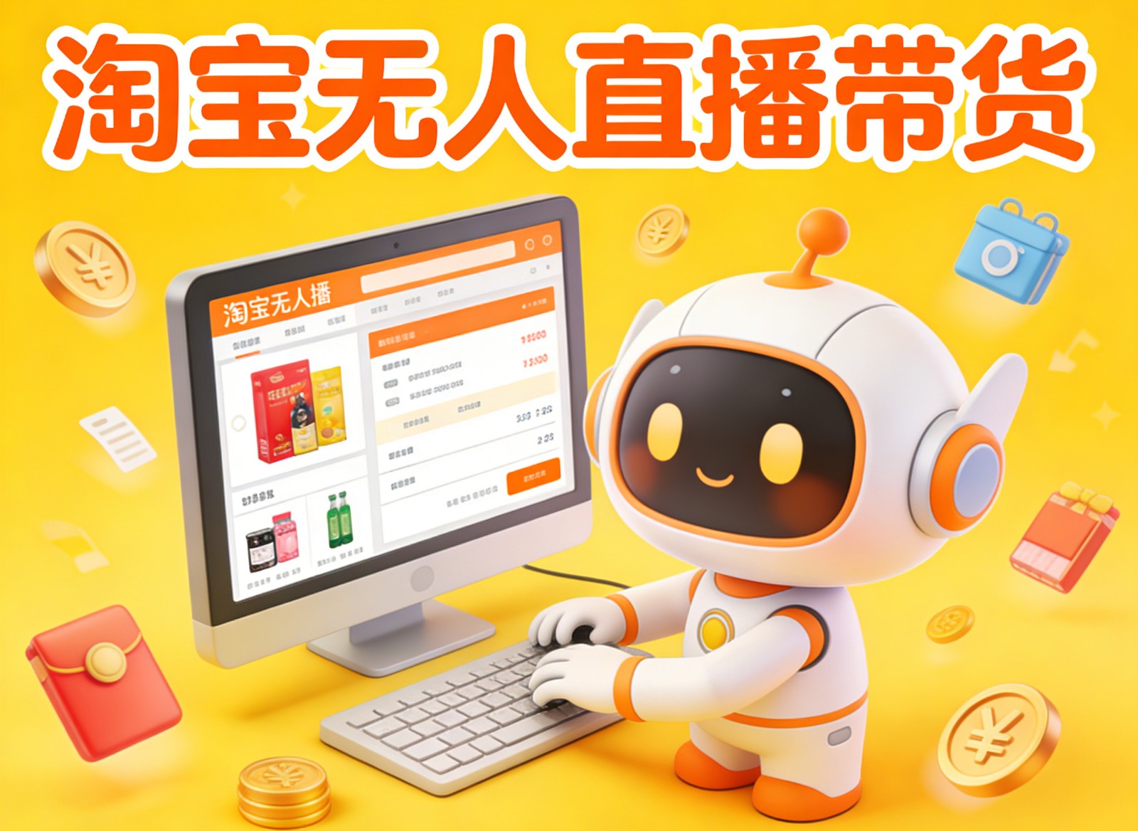 淘宝无人直播带货，24小时自动卖货，月佣金1W+，不违规不封号，不用露脸 - 青笺杂货铺 - 网创项目_软件_壁纸下载资源平台