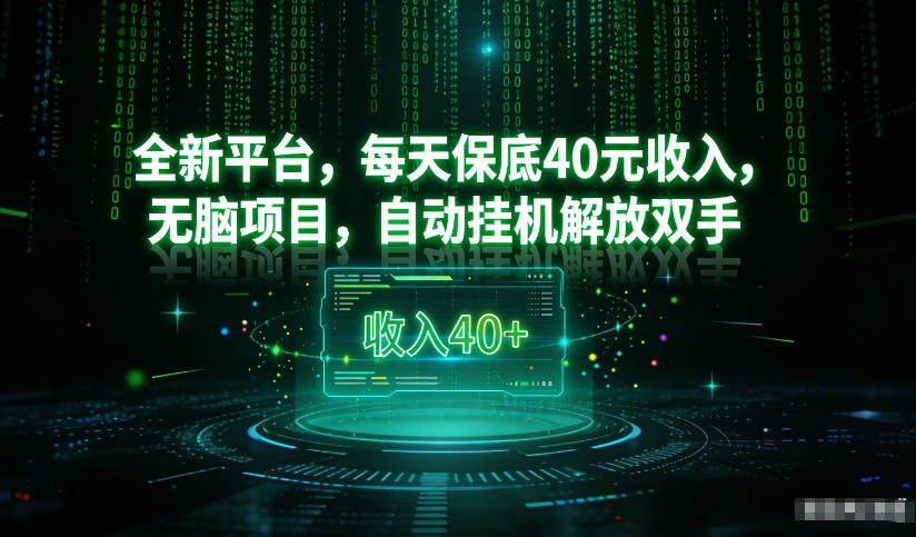 最新看广平台，每天保底30-4米，无脑项目，自动挂G解放双手【揭秘】 - 青笺杂货铺 - 网创项目_软件_壁纸下载资源平台