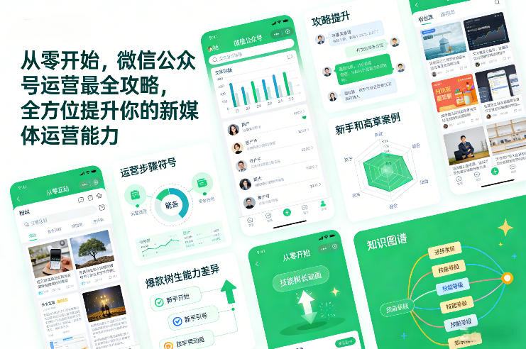从零开始，微信公众号运营最全攻略，全方位提升你的新媒体运营能力 - 青笺杂货铺 - 网创项目_软件_壁纸下载资源平台