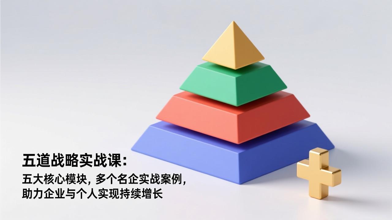 五道战略实战课：五大核心模块，多个名企实战案例，助力企业与个人实现持续增长 - 青笺杂货铺 - 网创项目_软件_壁纸下载资源平台
